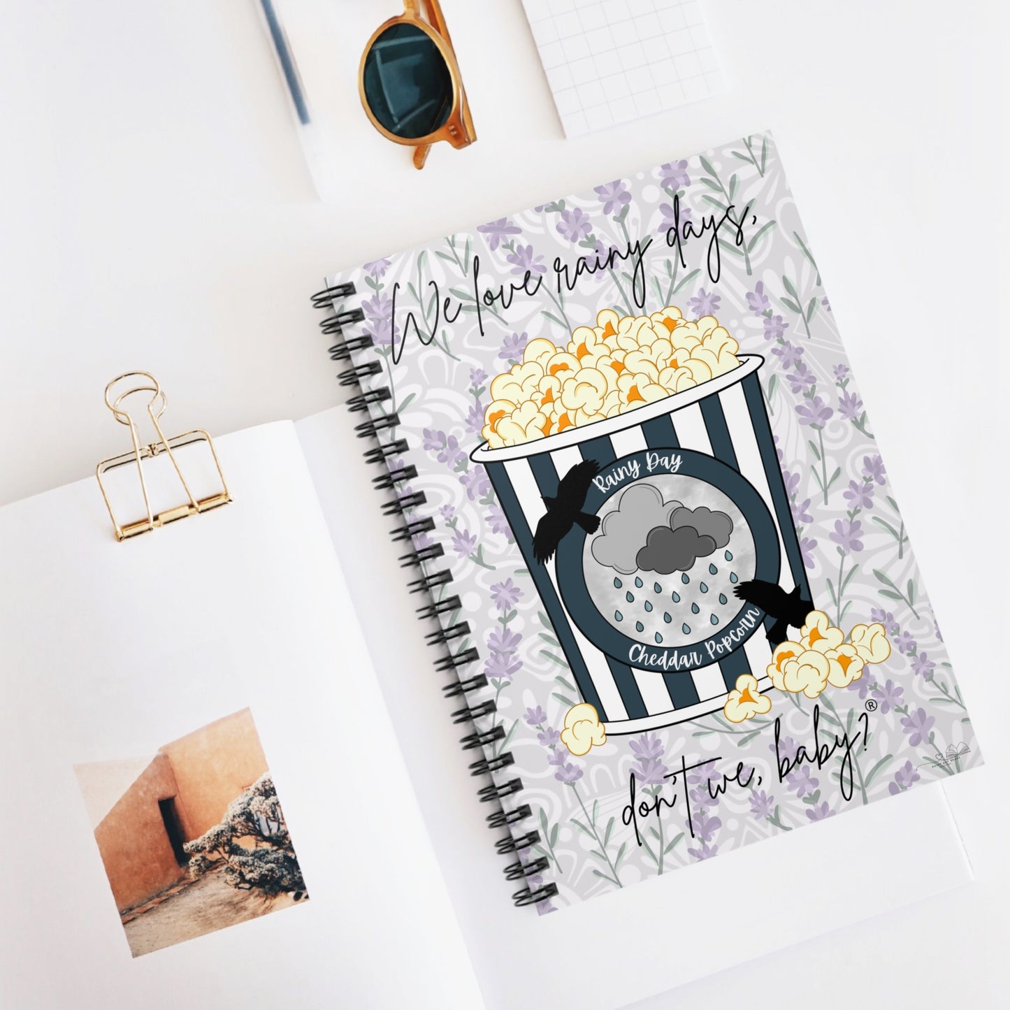 Rainy Day Popcorn Ravenhood® Notebook