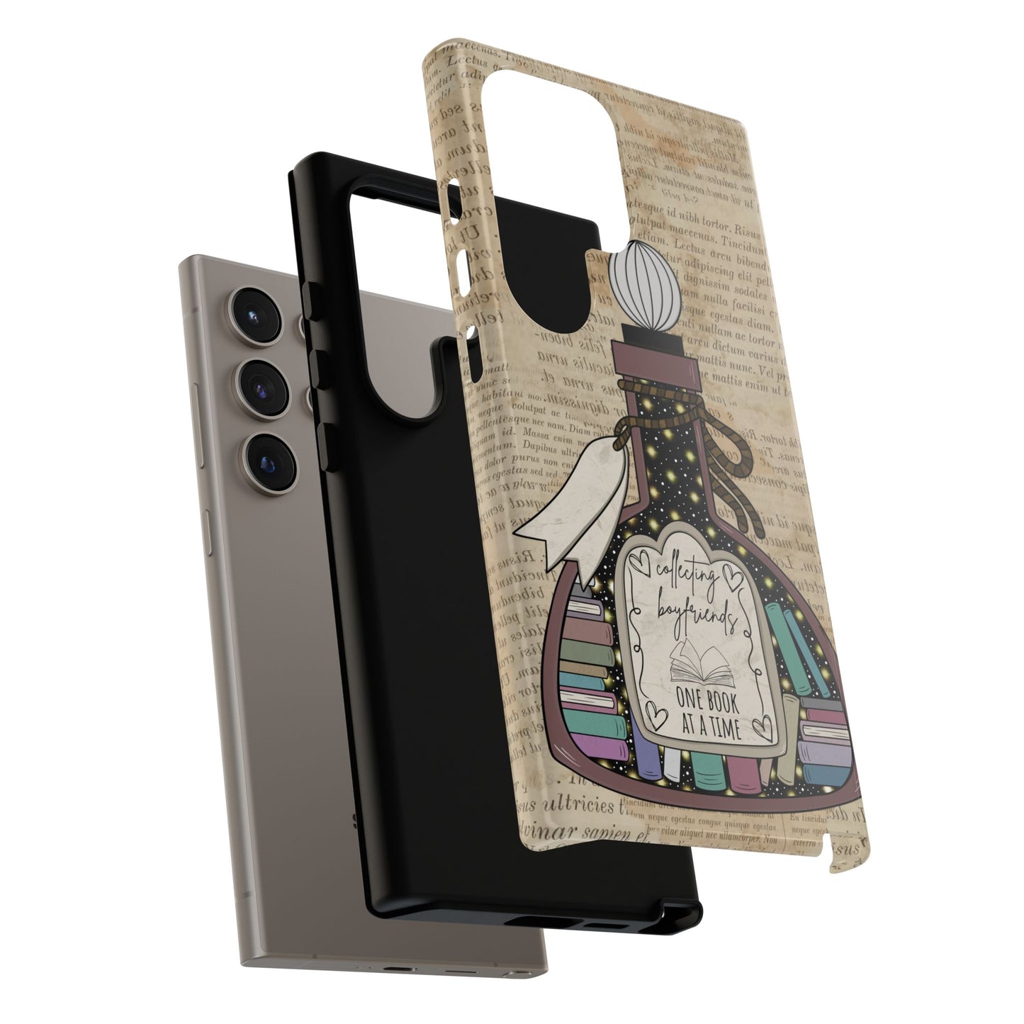 Collecting Book Boyfriends Tough Case for iPhone, Samsung & Galaxy Pixel