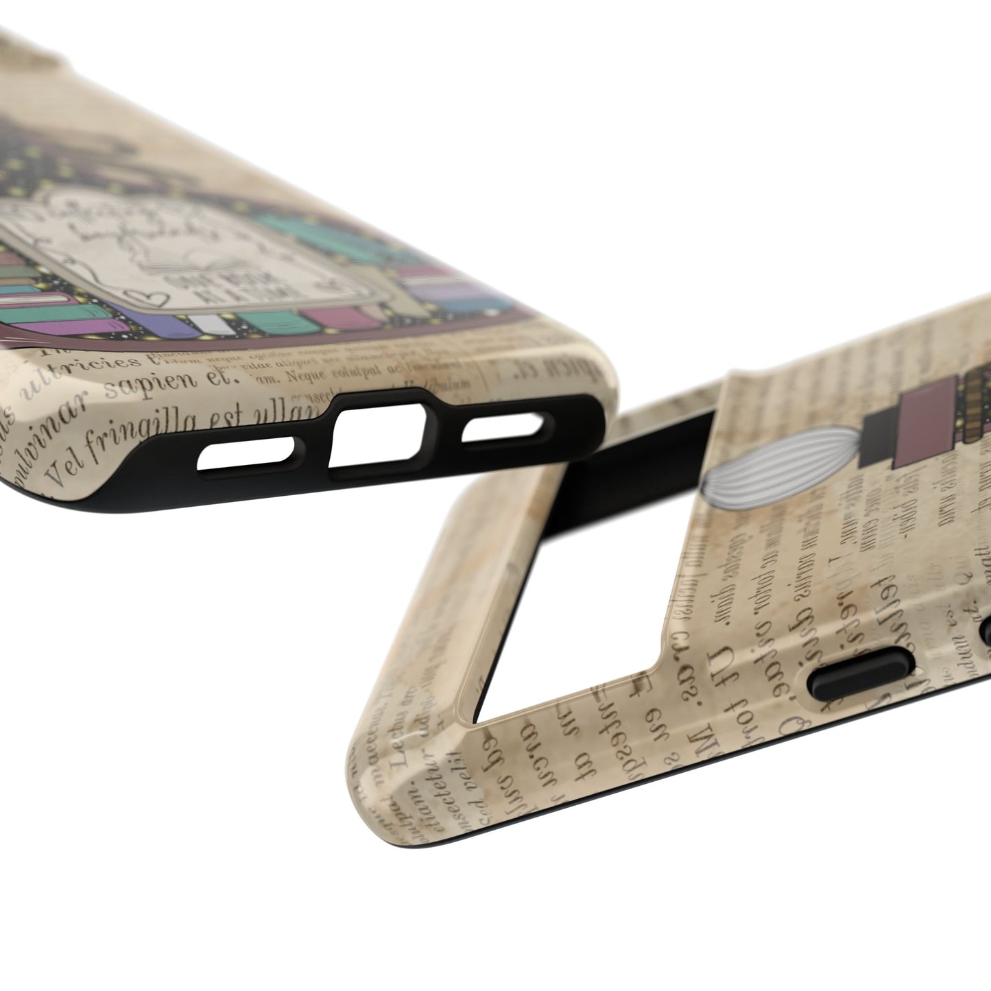 Collecting Book Boyfriends Tough Case for iPhone, Samsung & Galaxy Pixel
