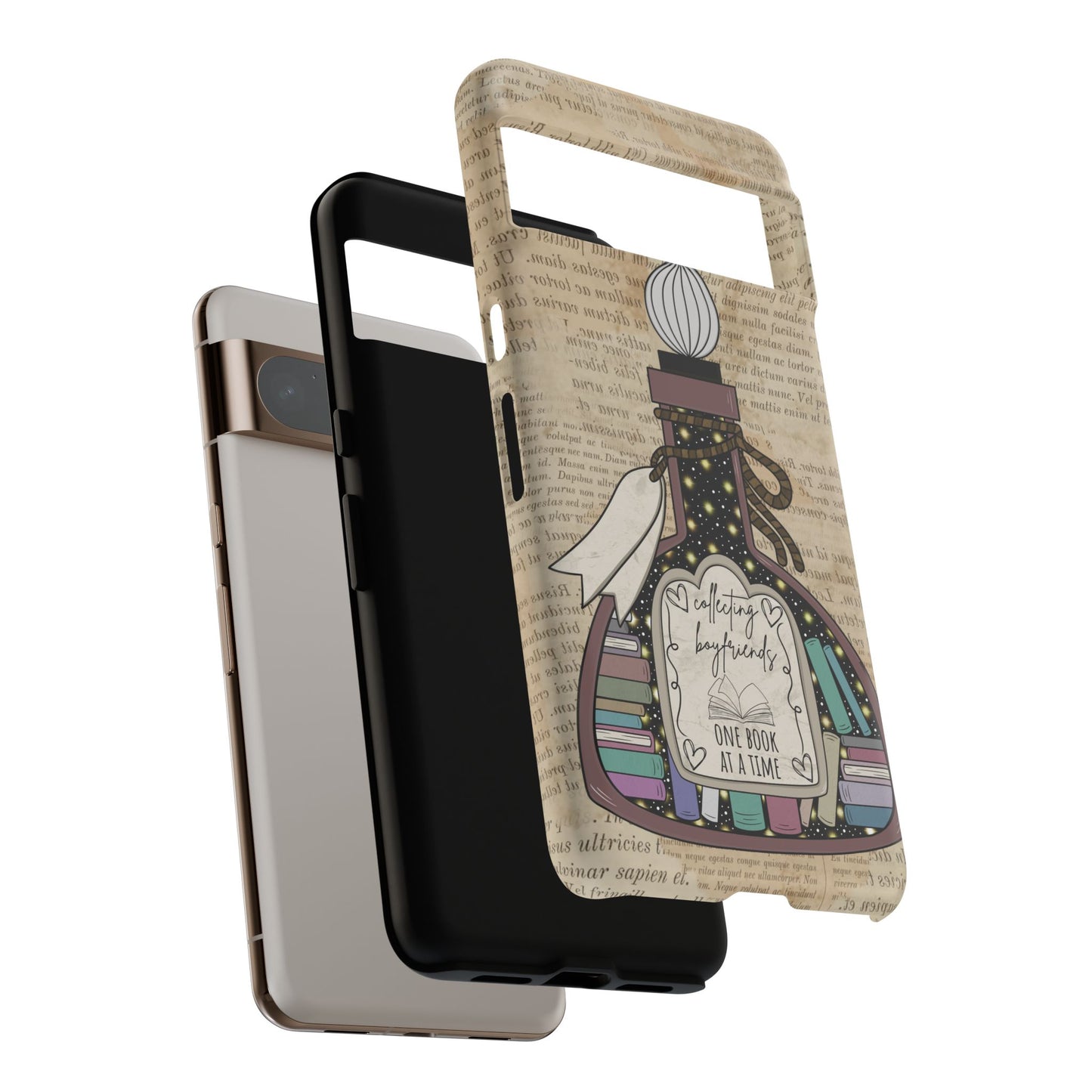 Collecting Book Boyfriends Tough Case for iPhone, Samsung & Galaxy Pixel