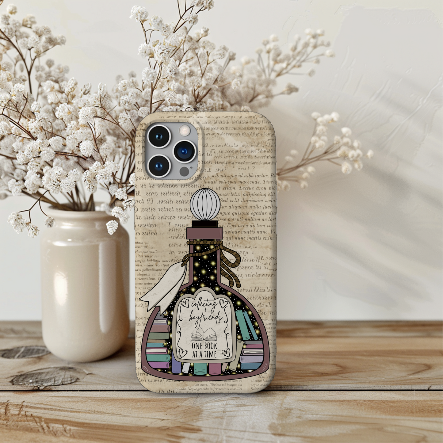 Collecting Book Boyfriends Tough Case for iPhone, Samsung & Galaxy Pixel