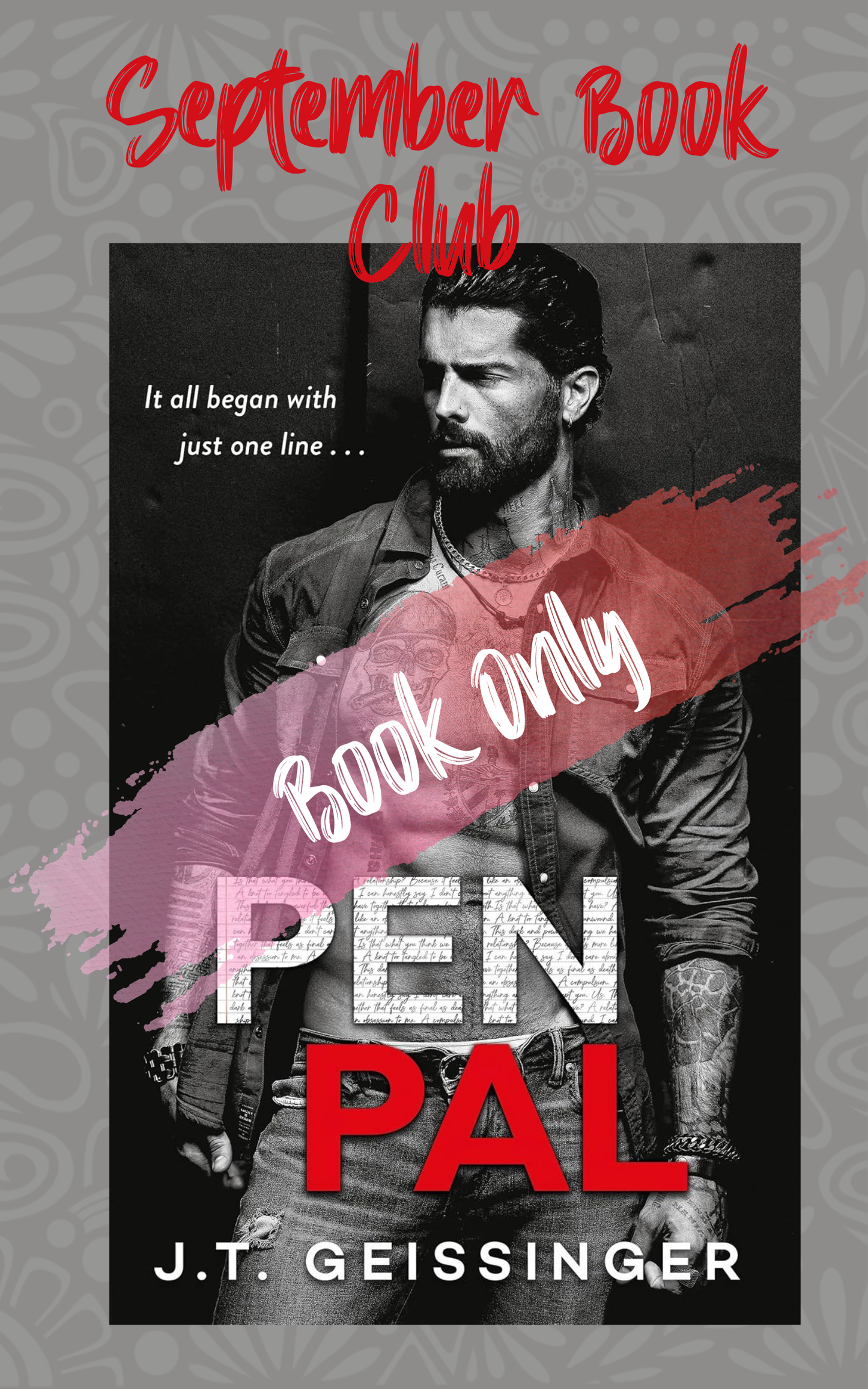 September Book Club - Pen Pal - Book Only