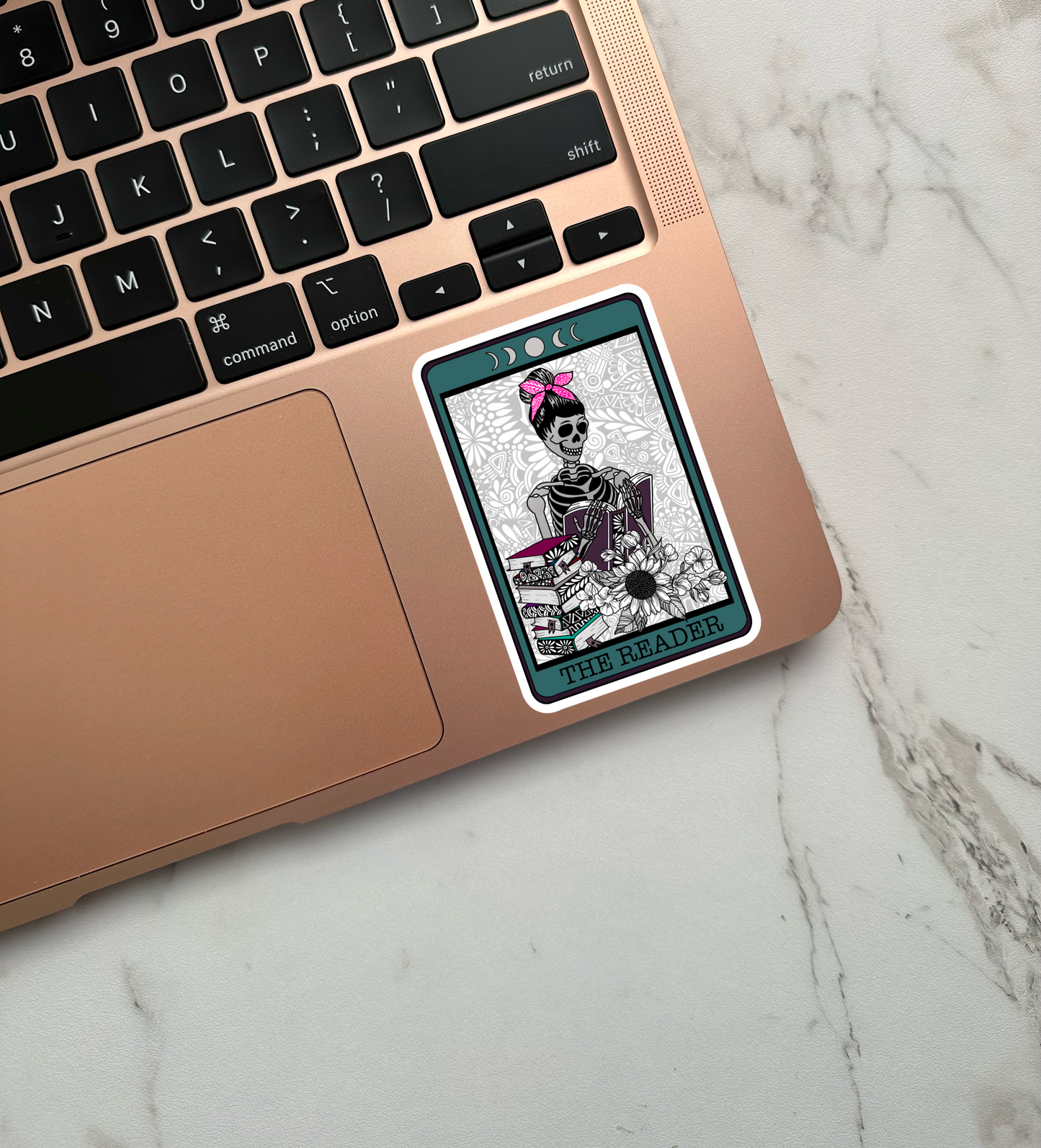 The Reader Tarot Waterproof Sticker