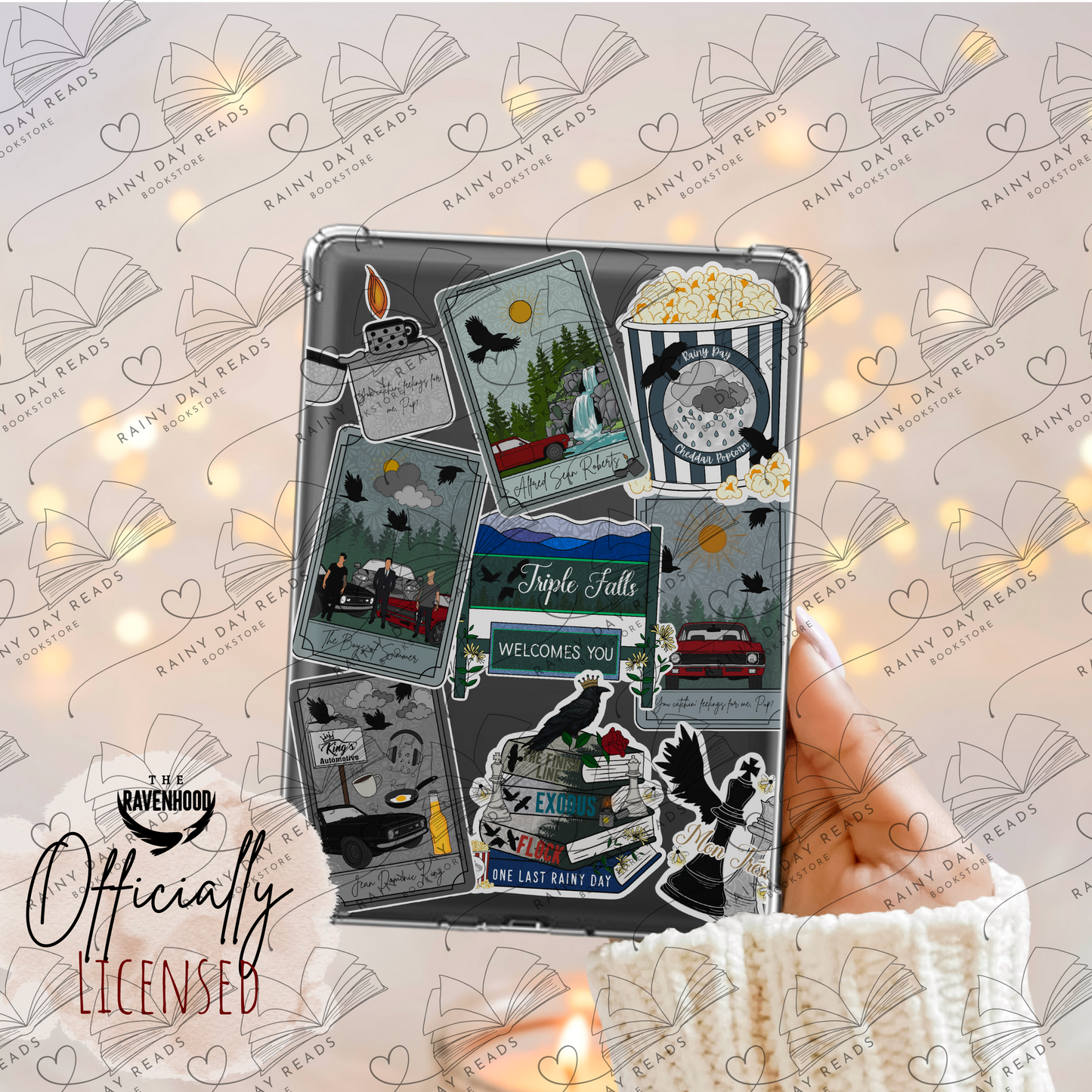 Triple Falls Welcome Sign Waterproof Sticker