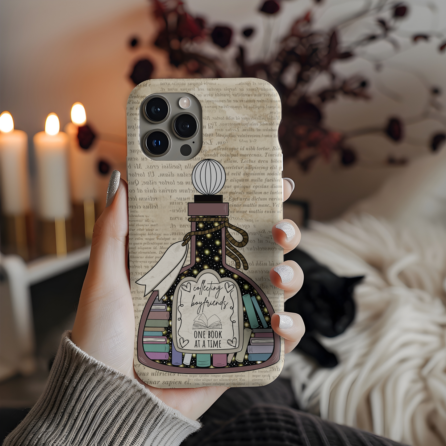 Collecting Book Boyfriends Tough Case for iPhone, Samsung & Galaxy Pixel