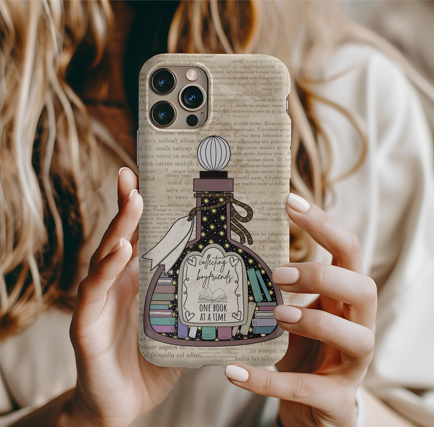 Collecting Book Boyfriends Tough Case for iPhone, Samsung & Galaxy Pixel