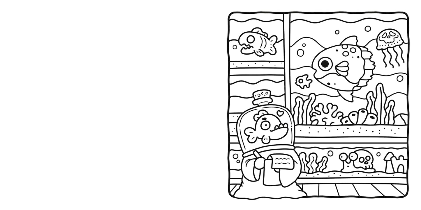Spooky Cutie Coloring Book