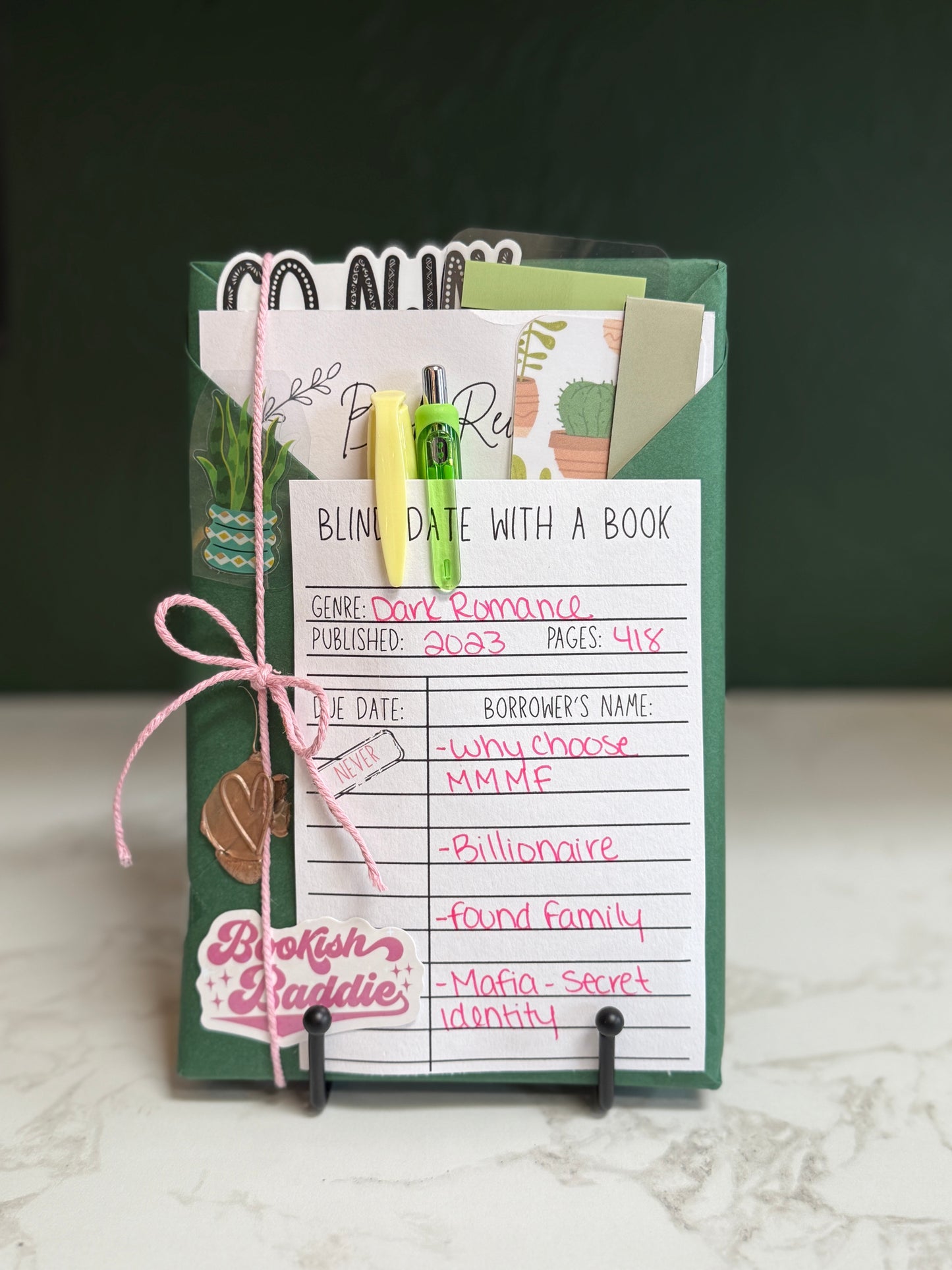 Premade Blind Date with a Book