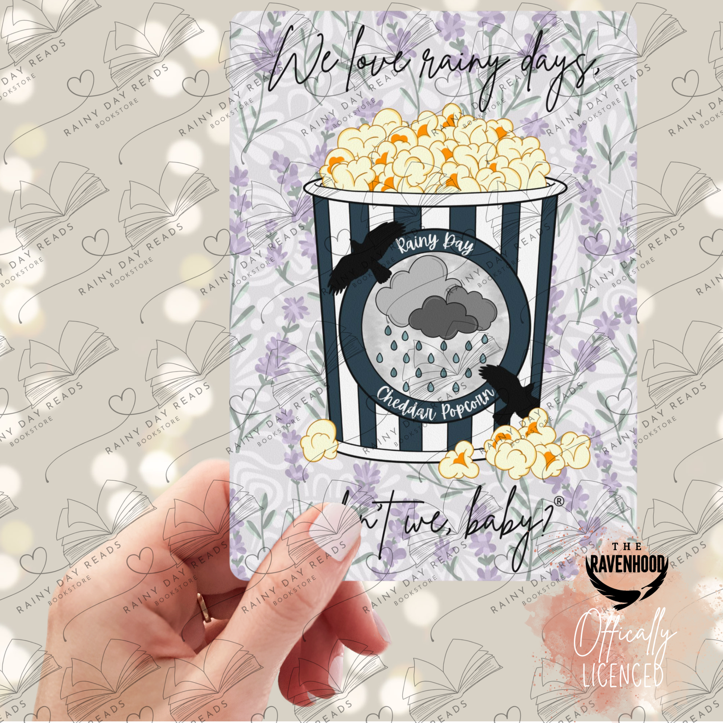 Rainy Day Popcorn Art Print